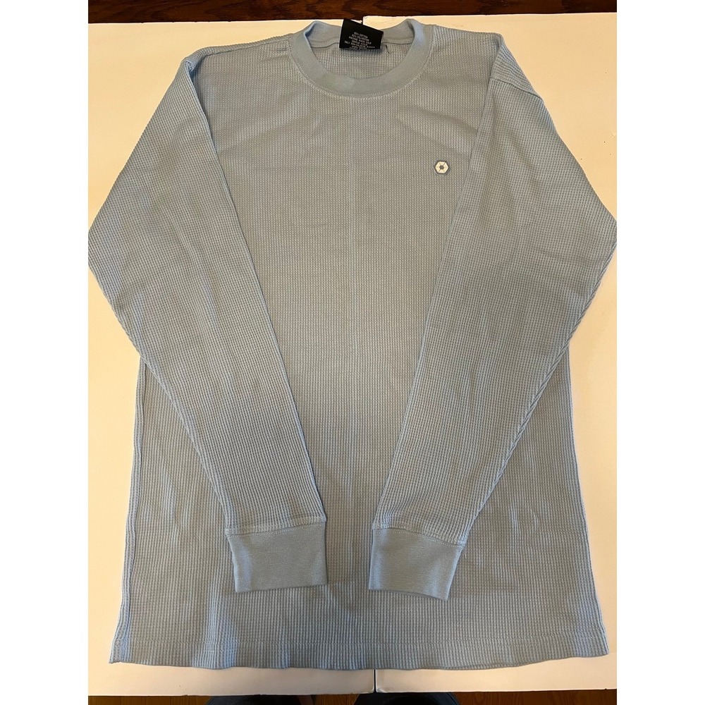 Southpole Light Blue Long Sleeve Thermal Shirt Mens medium (2469)